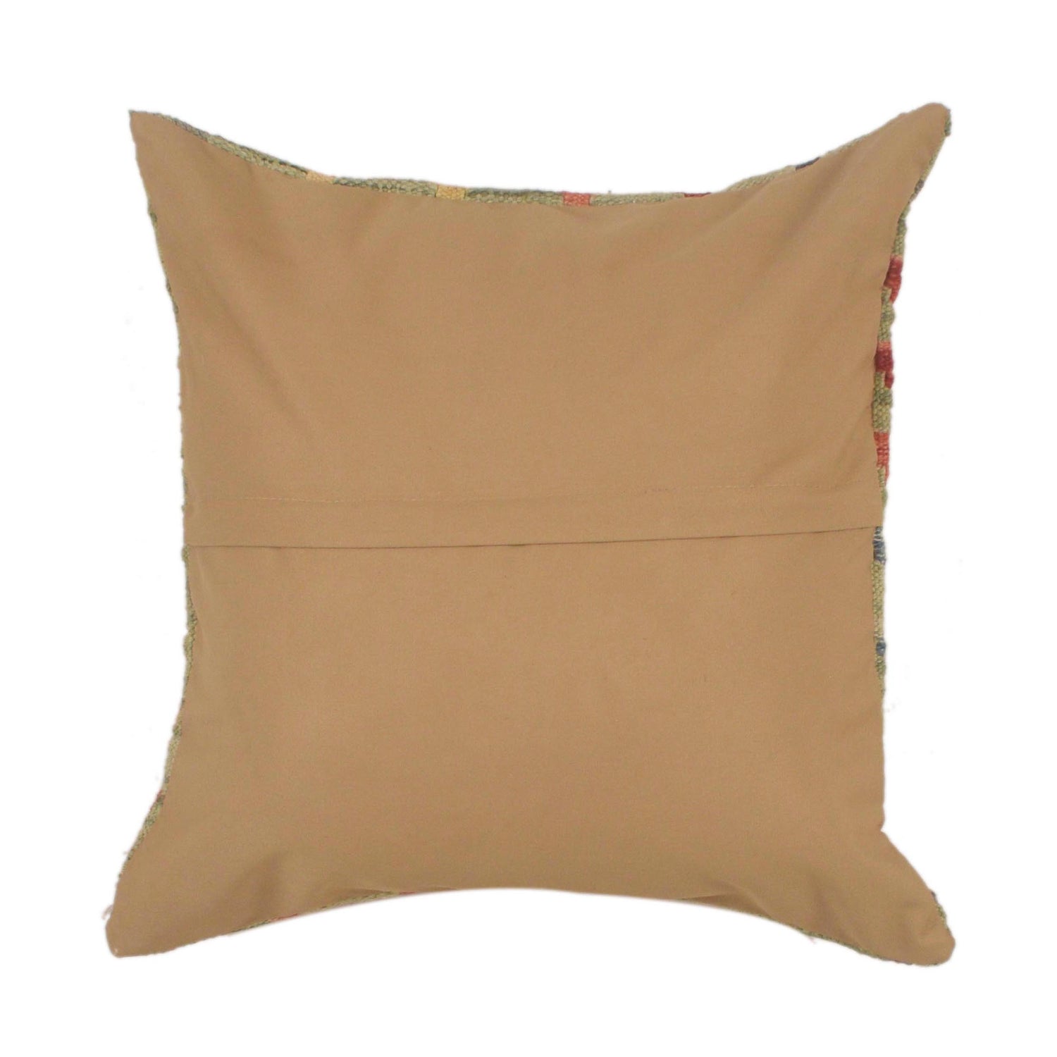 Hand Knotted Kilim Cushion 1' 6" x 1' 5" ft / 46 x 44 cm - No. 34510