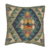 Handmade Kilim Cushion Covers 1' 5" x 1' 6" ft / 44 x 46 cm - No. 34514