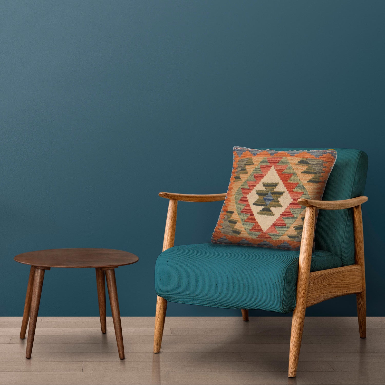 Handmade Kilim Cushion Covers 1' 4" x 1' 6" ft / 41 x 46 cm - No. 34516