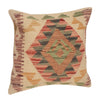 Turkish Design Kilim Cushion 1' 5" x 1' 6" ft / 44 x 46 cm - No. 34525