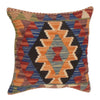 Vegetable Kilim Cushion Cover 1' 6" x 1' 7" ft / 46 x 47 cm - No. 34526