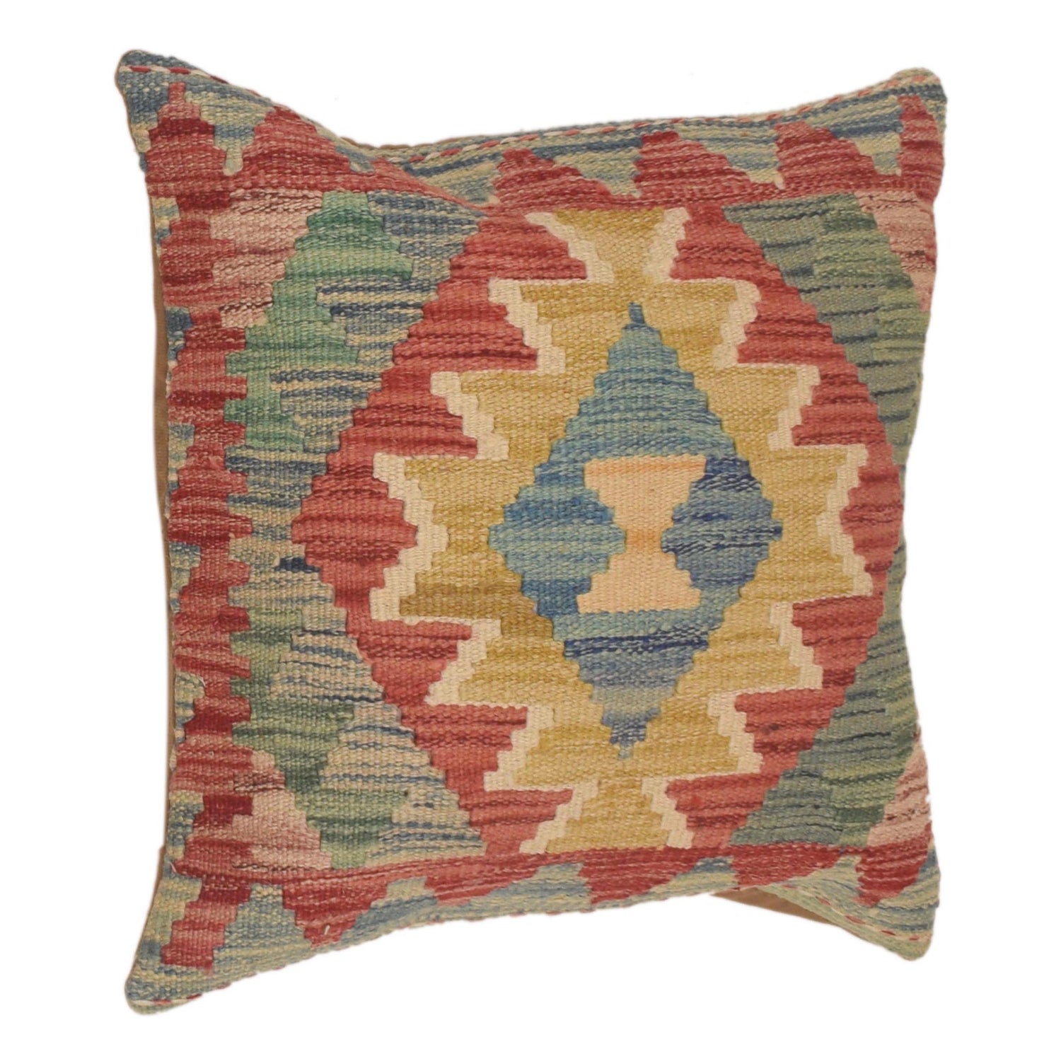 Turkish Design Kilim Cushion 1' 6" x 1' 6" ft / 46 x 46 cm - No. 34541