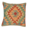 Turkish Design Kilim Cushion 1' 6" x 1' 6" ft / 45 x 45 cm - No. 34547