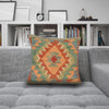 Turkish Design Kilim Cushion 1' 6" x 1' 6" ft / 45 x 45 cm - No. 34547