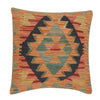 Turkish Style Kelim Cushion 1' 7" x 1' 6" ft / 47 x 46 cm - No. 34549