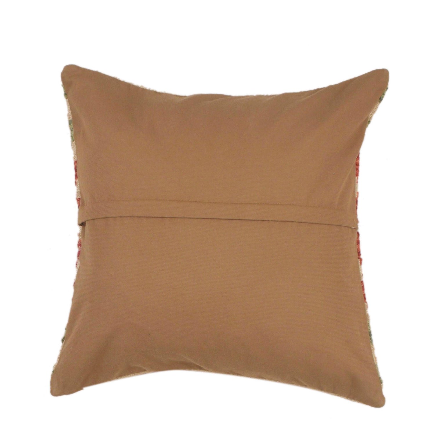 Square Size Kelim Cushion 1' 6" x 1' 6" ft / 46 x 46 cm - No. 34550