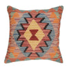 Vegetable Kilim Cushion Cover 1' 6" x 1' 6" ft / 46 x 45 cm - No. 34551