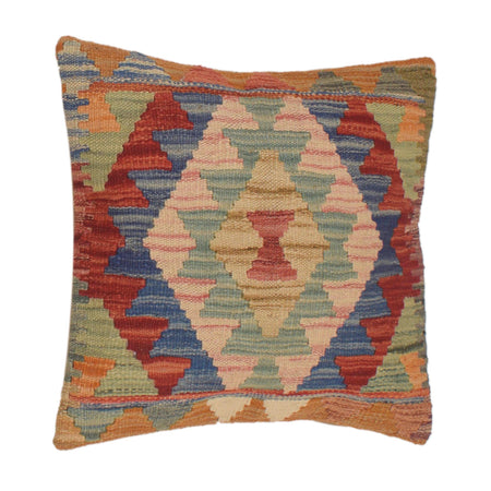 Kilim Cushion Covers for Your Home 1' 6" x 1' 6" ft / 45 x 46 cm - No. 34555