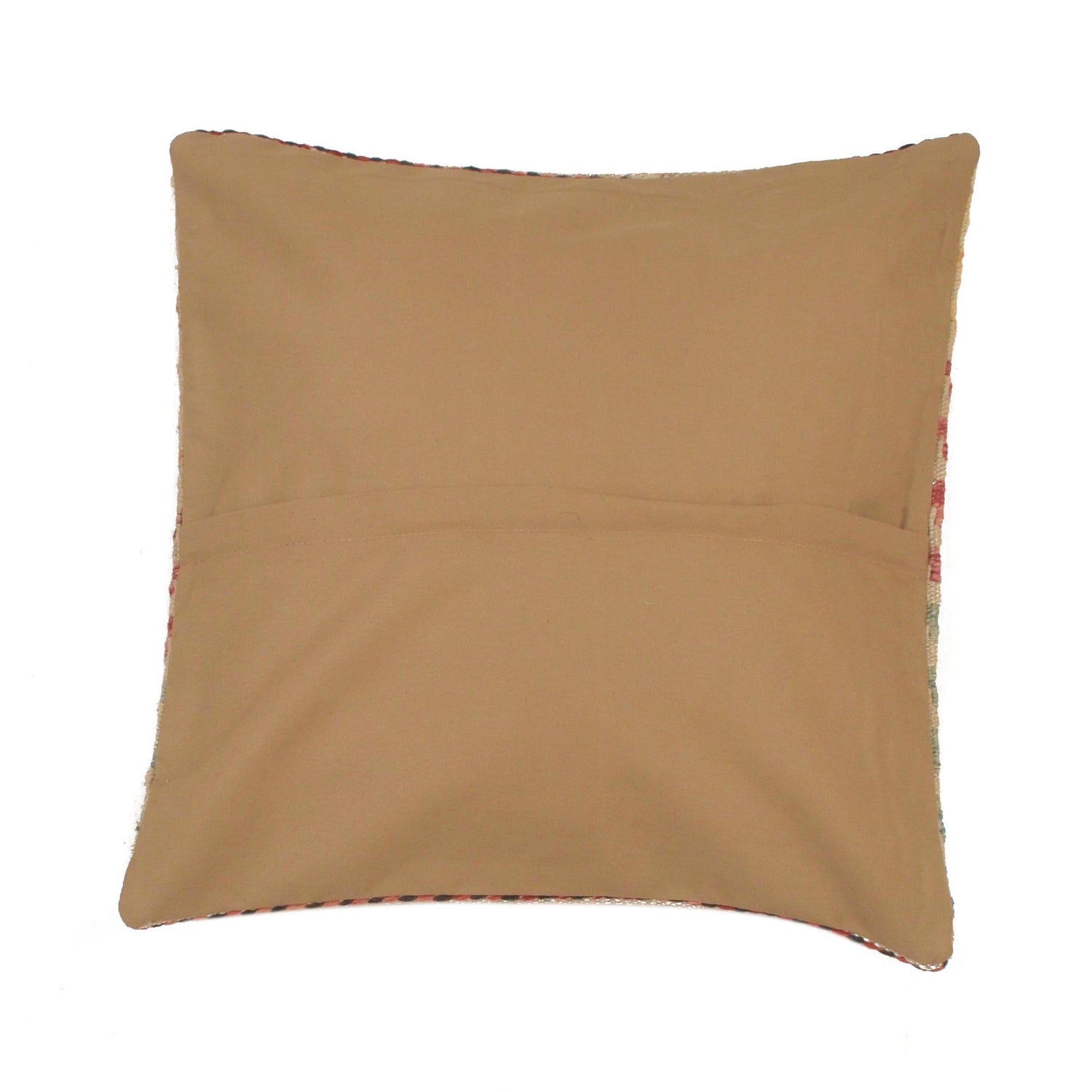 Square Size Kelim Cushion 1' 6" x 1' 6" ft / 45 x 45 cm - No. 34558