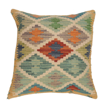 Turkish Design Kilim Cushion 1' 6" x 1' 6" ft / 46 x 46 cm - No. 34559