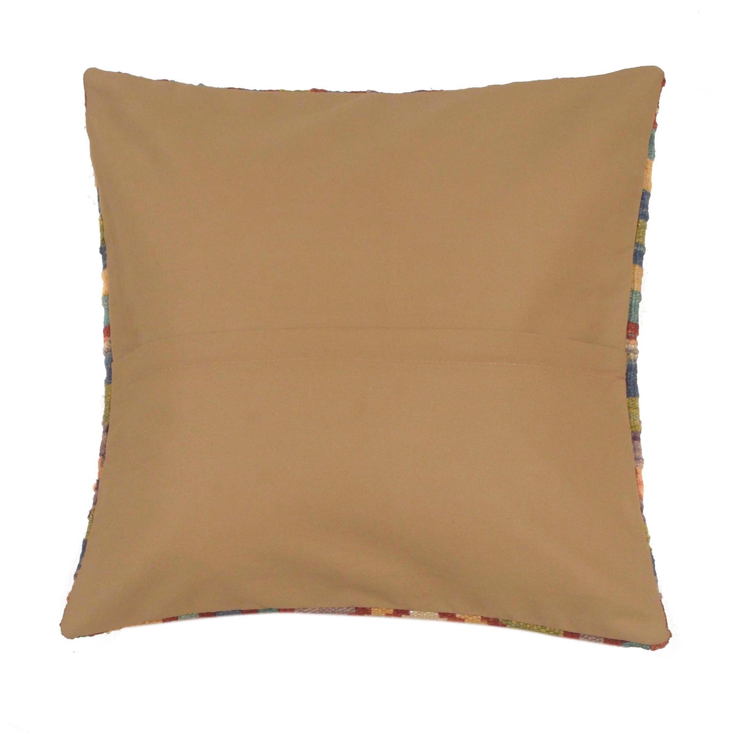 Square Size Kelim Cushion 1' 6" x 1' 6" ft / 46 x 46 cm - No. 34564