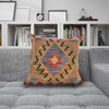Afghan Kilim Cushion 1' 6" x 1' 6" ft / 46 x 46 cm - No. 34565