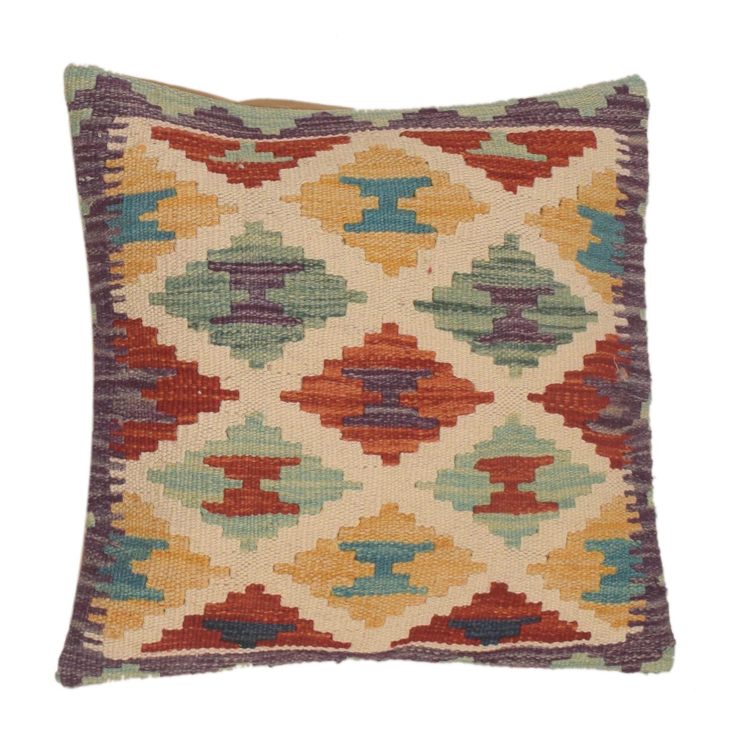 Kilim Cushion Covers for Your Home 1' 6" x 1' 7" ft / 45 x 48 cm - No. 34566