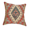 Vegetable Kilim Cushion Cover 1' 4" x 1' 6" ft / 40 x 46 cm - No. 34569
