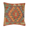 Hand Knotted Kilim Cushion 1' 6" x 1' 6" ft / 46 x 46 cm - No. 34571