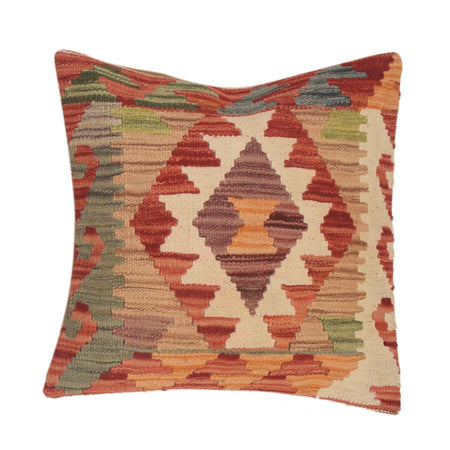 Kilim Cushion Covers for Your Home 1' 5" x 1' 6" ft / 44 x 45 cm - No. 34574