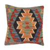 Kilim Cushion Cover 1' 6" x 1' 6" ft / 46 x 45 cm - No. 34575