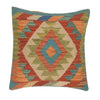 Turkish Design Kilim Cushion 1' 6" x 1' 6" ft / 46 x 45 cm - No. 34577