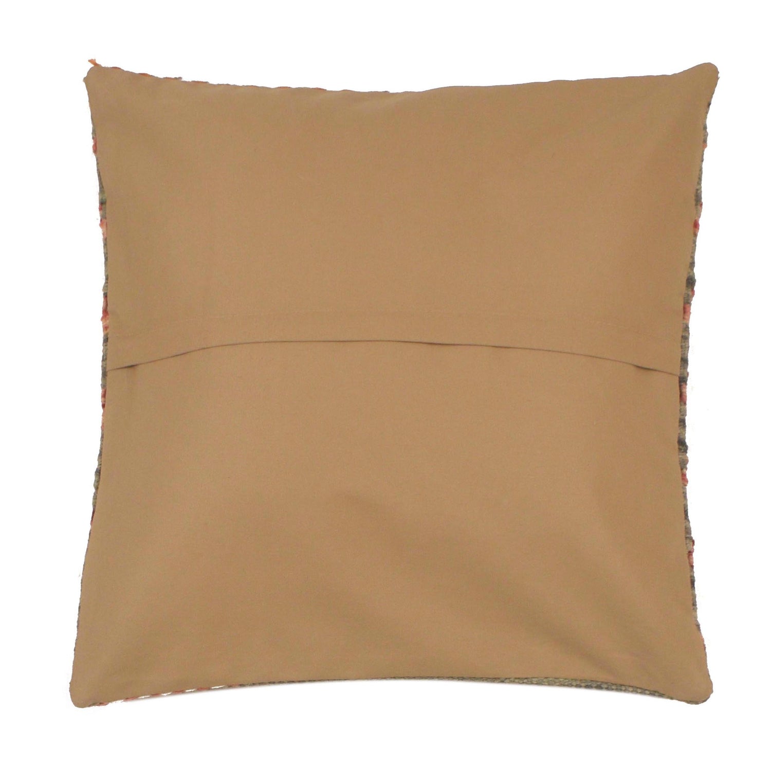 Square Size Kelim Cushion 1' 6" x 1' 6" ft / 46 x 45 cm - No. 34588