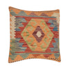 Turkish Design Kilim Cushion 1' 6" x 1' 6" ft / 45 x 46 cm - No. 34598