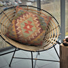 Turkish Design Kilim Cushion 1' 6" x 1' 6" ft / 45 x 45 cm - No. 34602