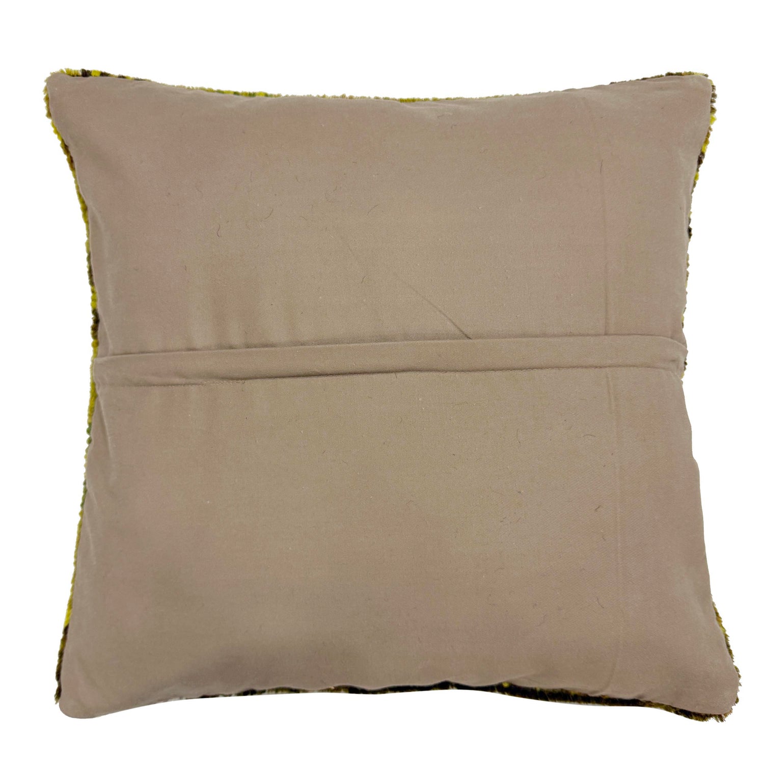 Handmade Overdyed Carpet Cushion 1' 5" x 1' 6" ft / 44 x 45 cm - No. 38456