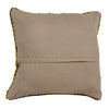 Hand Knotted Overdyed Carpet Cushion 1' 6" x 1' 5" ft / 45 x 43 cm - No. 38457