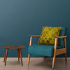 Hand Knotted Overdyed Carpet Cushion 1' 6" x 1' 5" ft / 45 x 43 cm - No. 38457