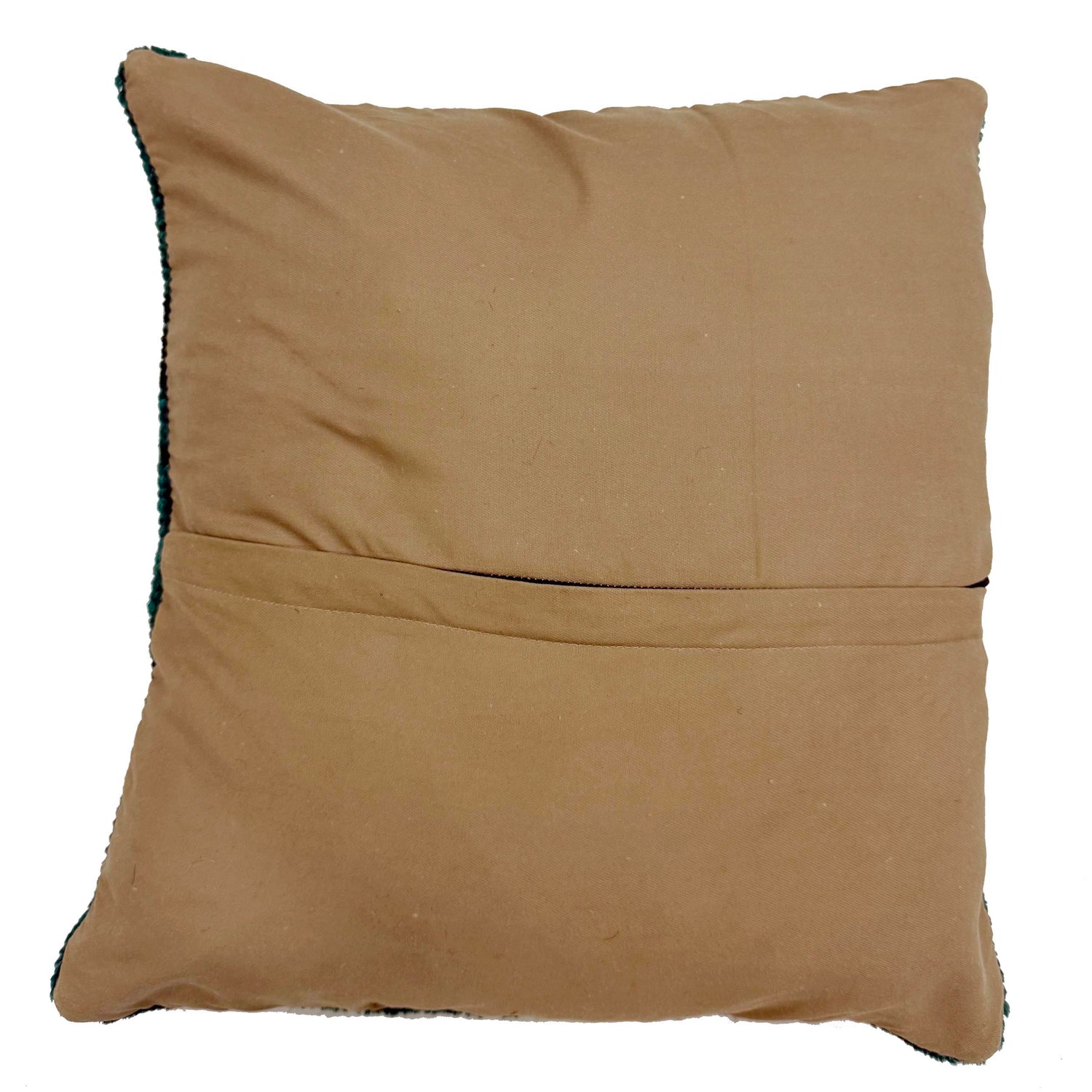 Handmade Overdyed Carpet Cushion 1' 5" x 1' 3" ft / 43 x 38 cm - No. 38458