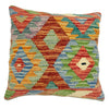 Hand Knotted Kilim Cushion 1' 5" x 1' 6" ft / 42 x 45 cm - No. 38460