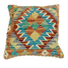 Kilim Cushion Cover 1' 5" x 1' 5" ft / 44 x 44 cm - No. 38465