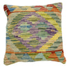 Hand Knotted Kilim Cushion 1' 6" x 1' 5" ft / 45 x 44 cm - 38469