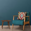 Turkish Style Kelim Cushion 1' 5" x 1' 6" ft / 43 x 45 cm - No. 38470