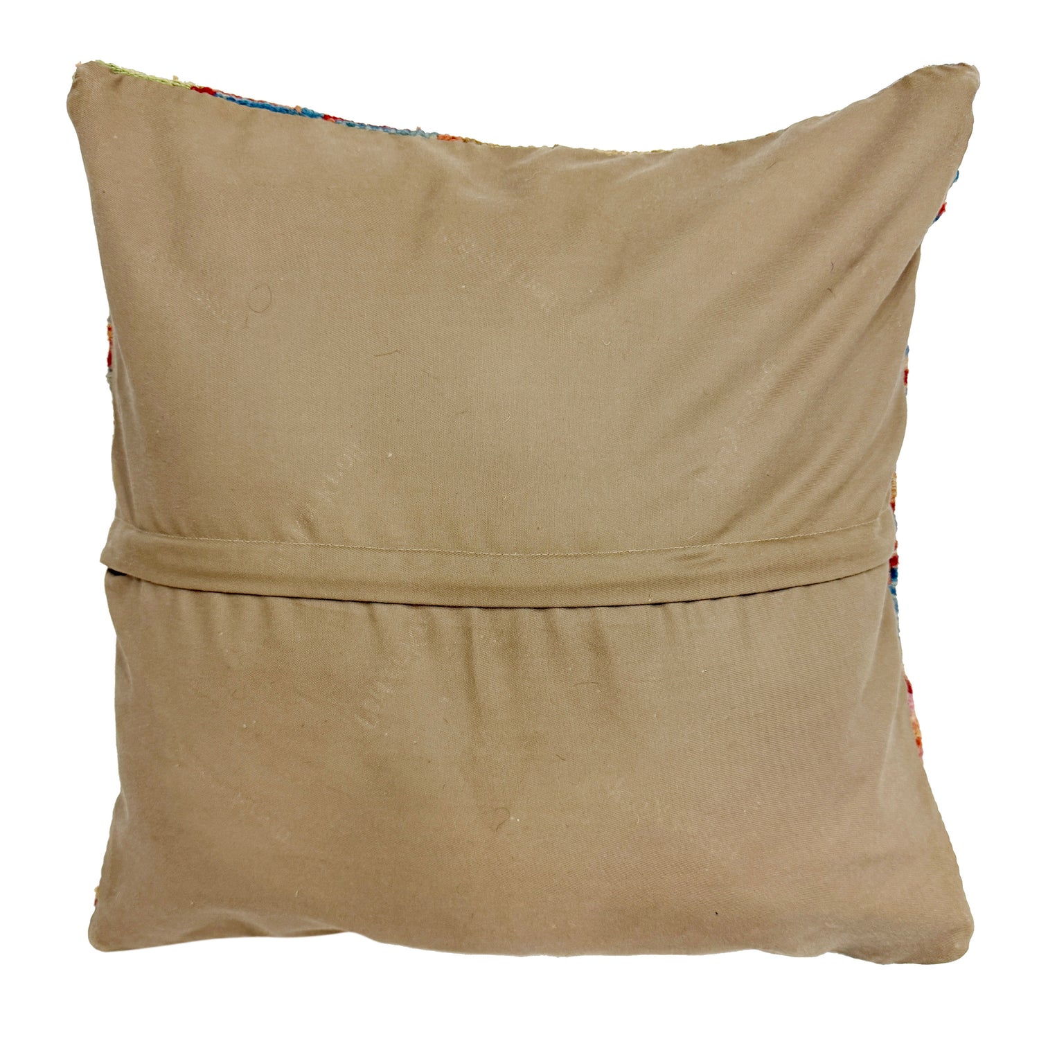 Vegetable Kilim Cushion Cover 1' 5" x 1' 6" ft / 44 x 45 cm - No. 38476