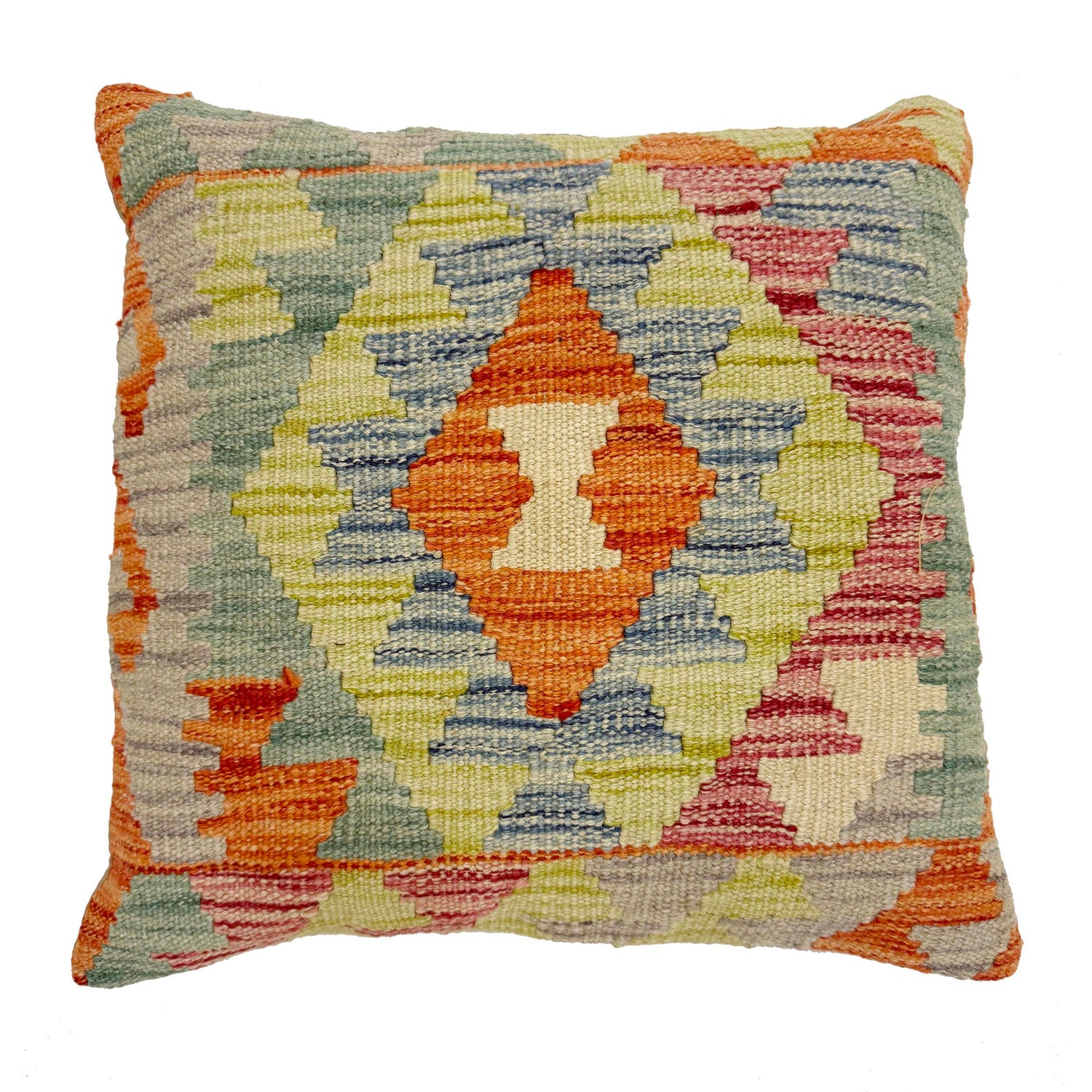 Handmade Kilim Cushion Covers 1' 5" x 1' 5" ft / 44 x 44 cm - No. 38477