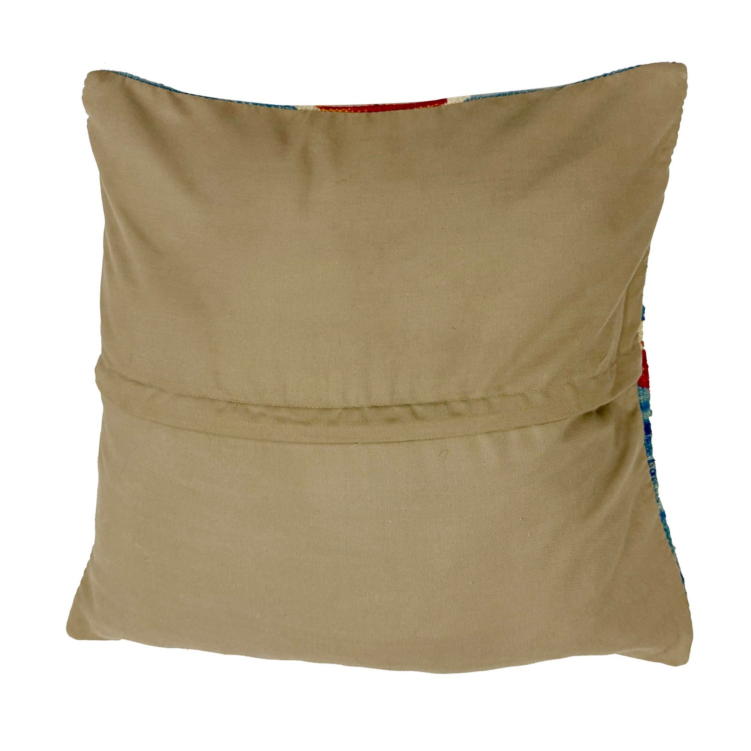 Afghan Kilim Cushion 1' 6" x 1' 5" ft / 45 x 44 cm - No. 38481