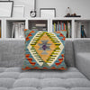 Kilim Cushion Cover 1' 6" x 1' 6" ft / 45 x 45 cm - No. 38483