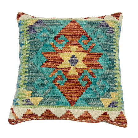 Kilim Cushion Covers for Your Home 1' 6" x 1' 5" ft / 45 x 44 cm - No. 38492