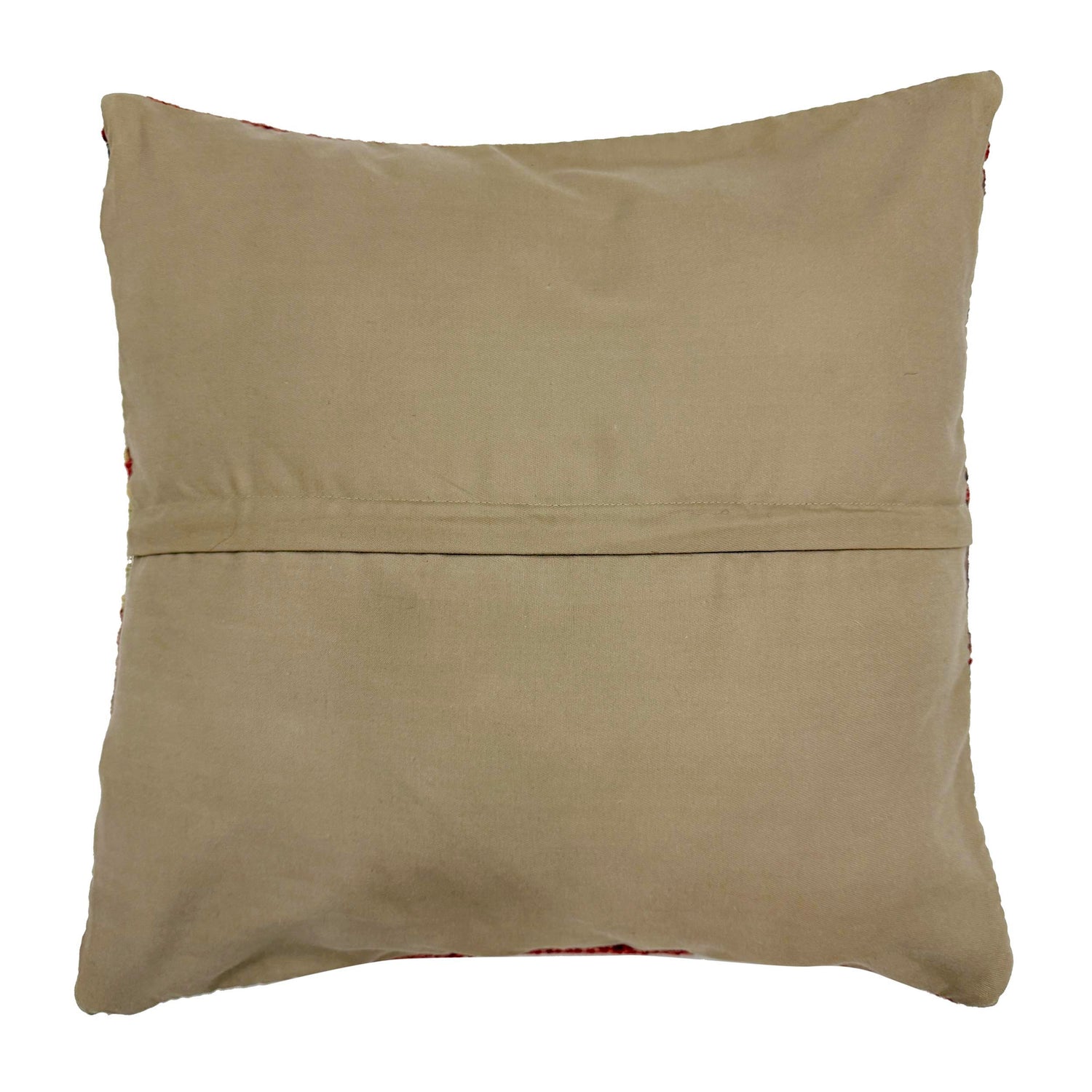 Hand Knotted Kilim Cushion 1' 5" x 1' 6" ft / 44 x 45 cm - No. 38497