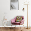 Square Size Kelim Cushion 1' 5" x 1' 5" ft / 44 x 44 cm - No. 38499
