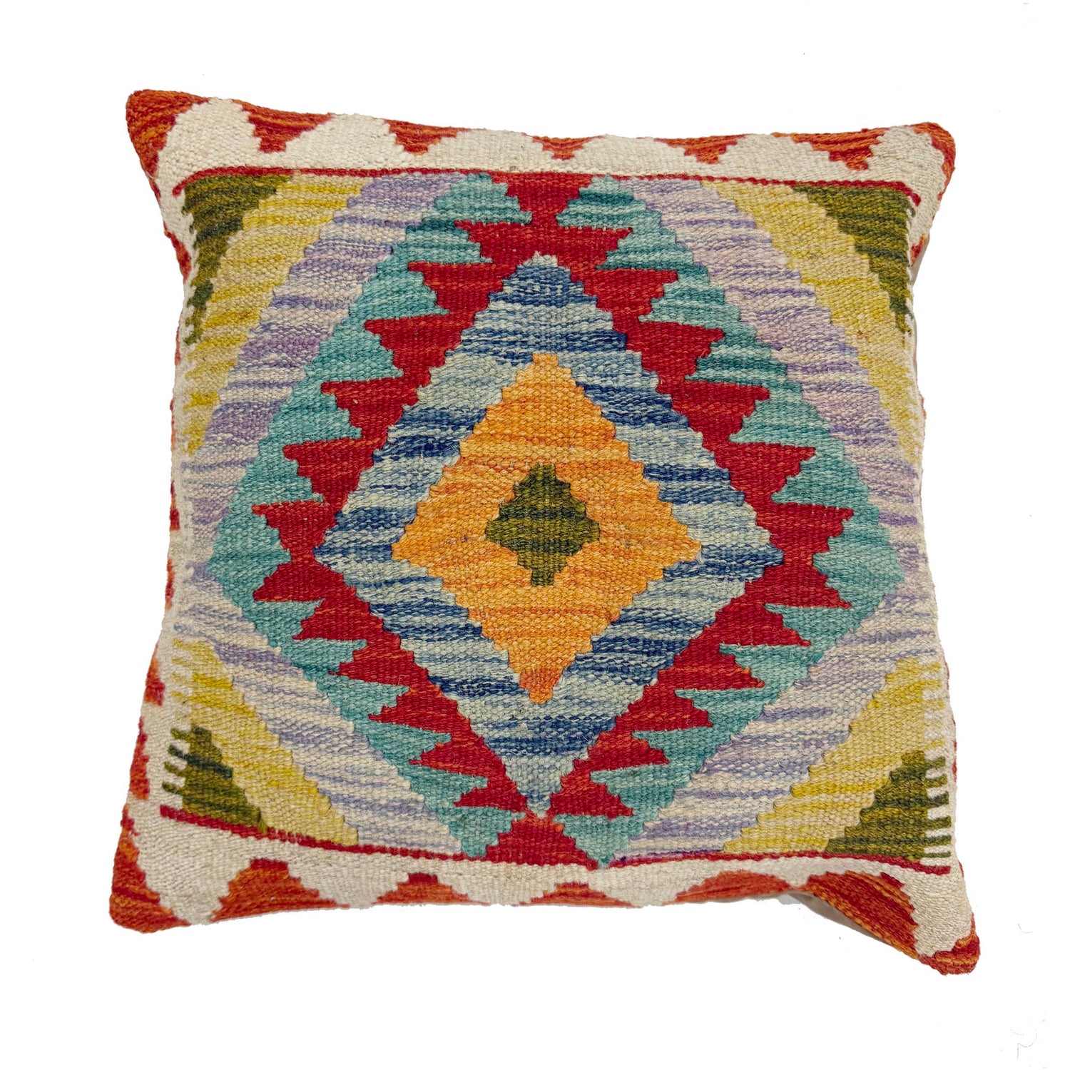 Kilim Cushion Covers for Your Home 1' 5" x 1' 6" ft / 44 x 45 cm - No. 38501