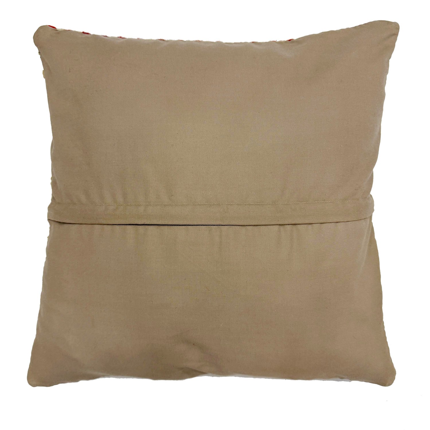 Vegetable Kilim Cushion Cover 1' 6" x 1' 5" ft / 45 x 44 cm - No. 38504