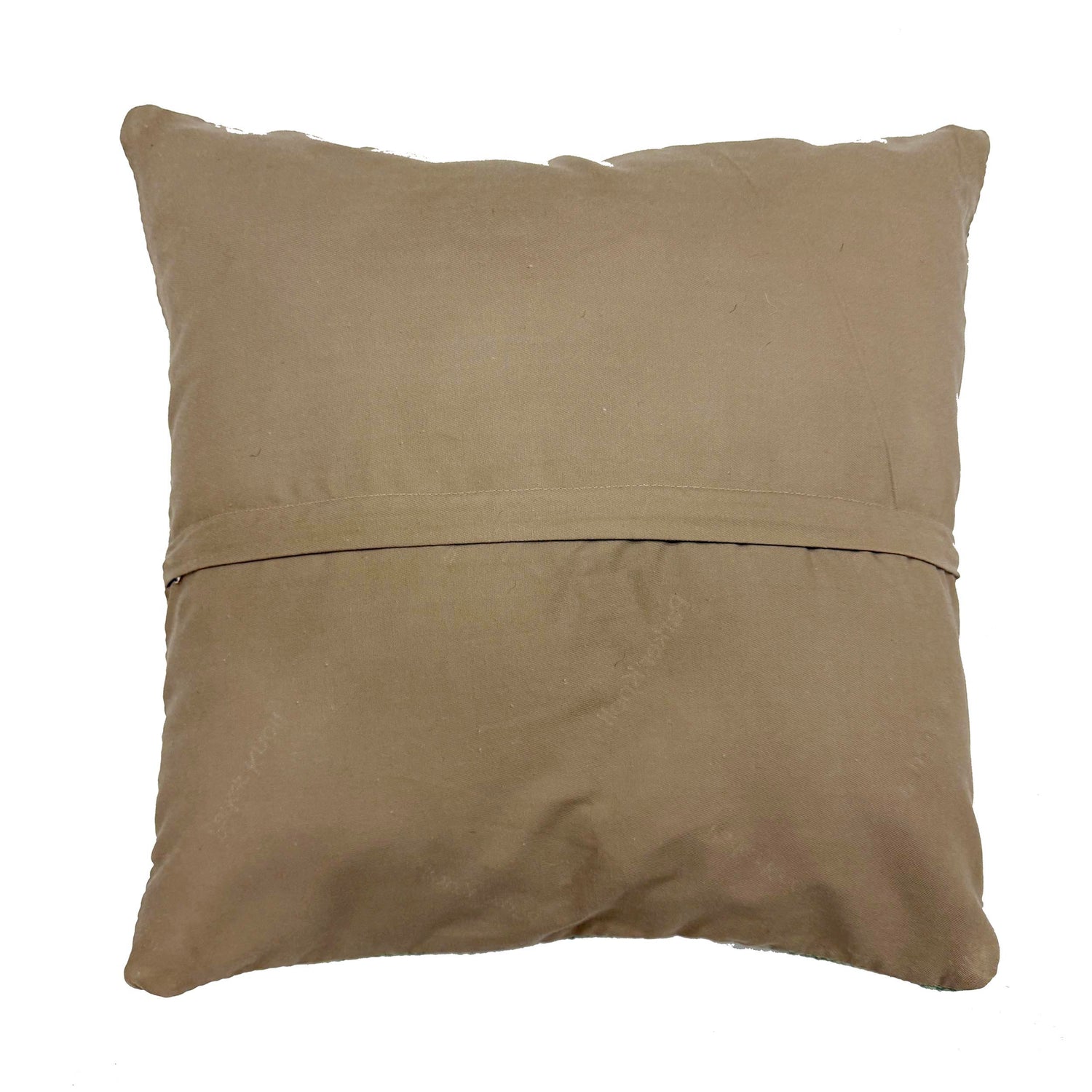 Square Size Kelim Cushion 1' 5" x 1' 5" ft / 44 x 44 cm - No. 38508