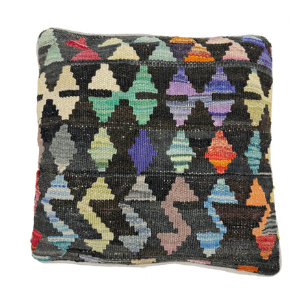 Kilim Cushion Covers for Your Home 1' 5" x 1' 5" ft / 42 x 42 cm - No. 38510
