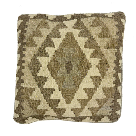 Turkish Design Kilim Cushion 1' 6" x 1' 6" ft / 46 x 46 cm - No. 38512
