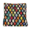 Square Size Kelim Cushion 1' 5" x 1' 4" ft / 42 x 41 cm - No. 38517