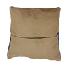 Hand Knotted Overdyed Carpet Cushion 1' 5" x 1' 4" ft / 43 x 41 cm - No. 38521