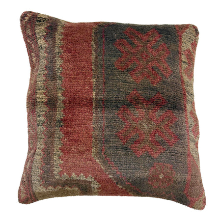 Overdyed Balochi Cushion Cover 1' 5" x 1' 5" ft / 43 x 42 cm - No. 38525