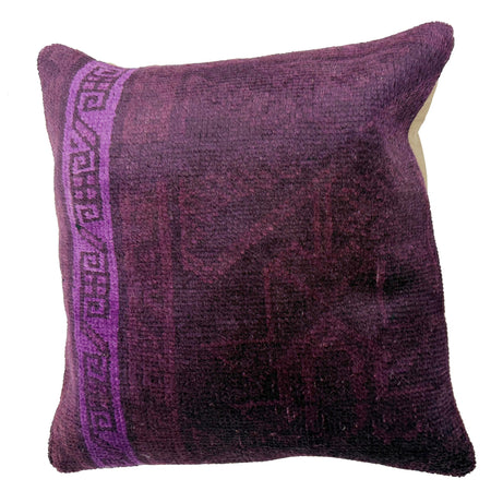 Overdyed Balochi Cushion Cover 1' 6" x 1' 5" ft / 45 x 42 cm - No. 38527