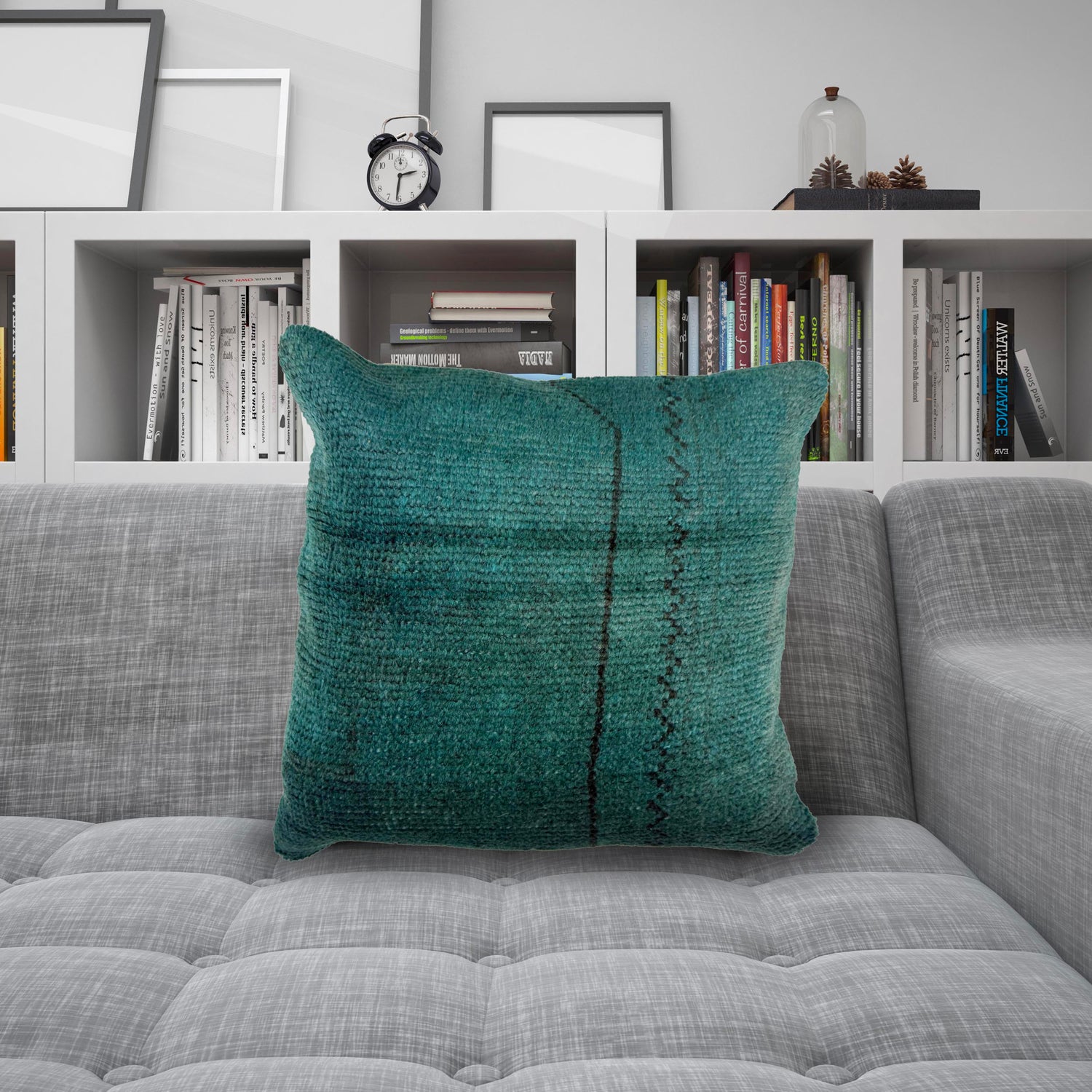 Square Pillow Cover 1' 4" x 1' 4" ft / 41 x 40 cm - No. 38528